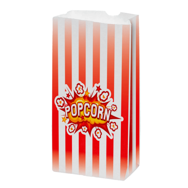 Bolsa Deluxe para Popcorn 1 lb – Kraft Blanco